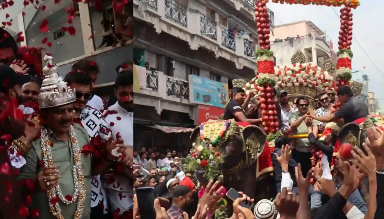 ಜಮೀರ್ ಅಹಮದ್ ಖಾನ್ ಹುಟ್ಟುಹಬ್ಬ: ಬೆಳ್ಳಿ ಖಡ್ಗ ನೀಡಿ ಸನ್ಮಾನ