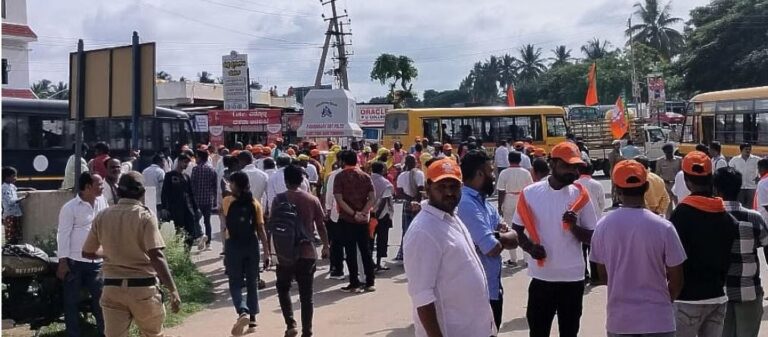 ಚನ್ನಪಟ್ಟಣ l ಕೈ ಕೊಟ್ಟ ಜೆಡಿಎಸ್ ನಾಯಕರು: ಪಾದ ಬೆಳೆಸದ ಪಾದಯಾತ್ರೆ