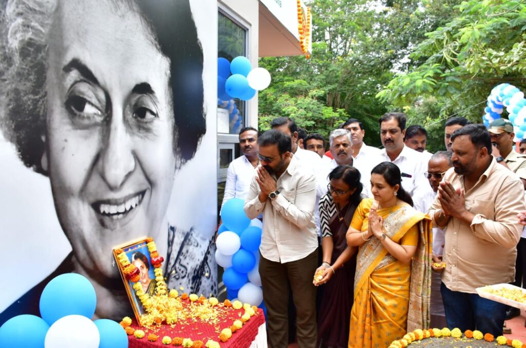 ಐದು ರೂಪಾಯಿಗೆ ಅನ್ನ ಕೊಡುವ ಇಂದಿರಾ ಕ್ಯಾಂಟೀನ್ ರಾಷ್ಟ್ರಕ್ಕೆ ಮಾದರಿ: ಸಚಿವ ಸಂತೋಷ ಲಾಡ್