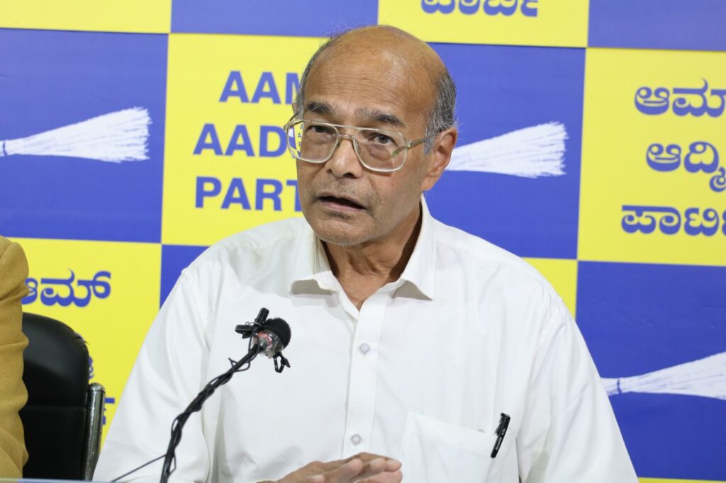 ಕನ್ನಡದಲ್ಲಿದ್ದ ದಾಖಲೆ ವಾಪಸ್‌ ಕಳಿಸಿದ ರಾಜ್ಯಪಾಲರ ಕನ್ನಡ ವಿರೋಧಿ ನಡೆಗೆ ಎಎಪಿ ಖಂಡನೆ
