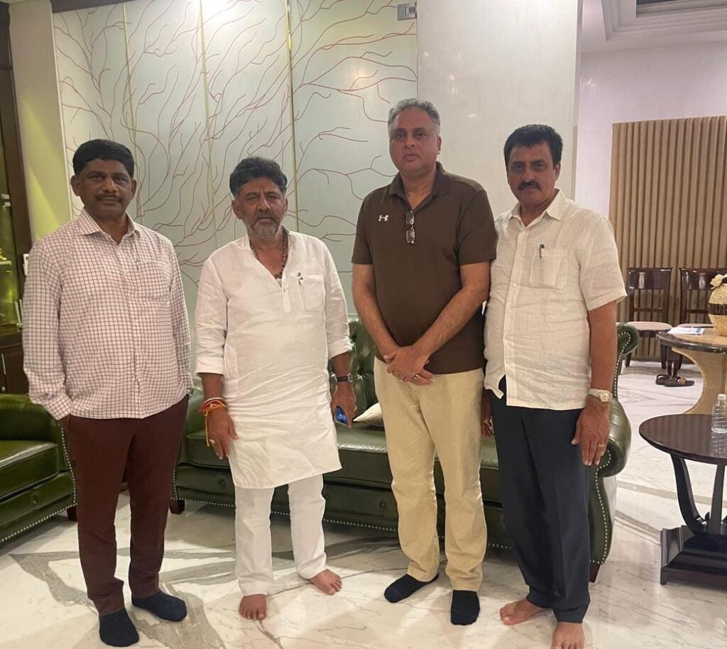 ಯೋಗೇಶ್ವರ್ ಮತ್ತು ರಘುನಂದನ್ ರಾಮಣ್ಣ ನಡುವೆ ಯಶಸ್ವಿ ಸಂಧಾನ ನಡೆಸಿದ ಡಿ.ಕೆ. ಸಹೋದರರು