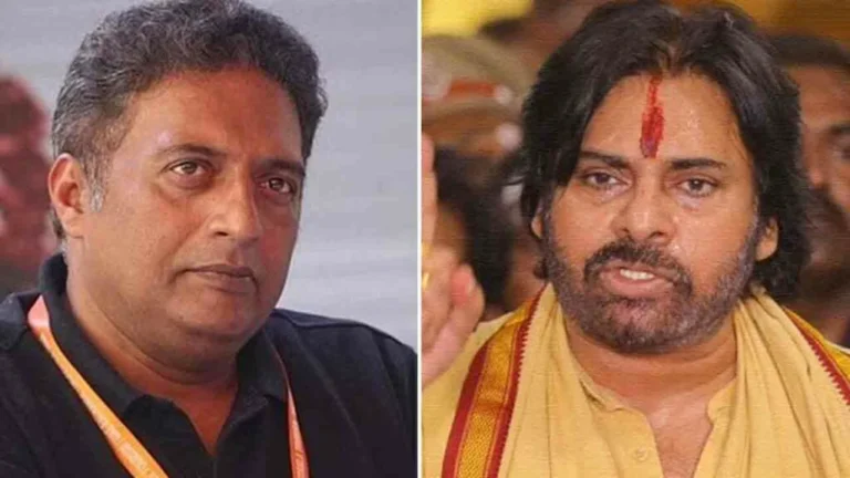 ಪವನ್ ಕಲ್ಯಾಣ್ ರಾಜಕೀಯದಲ್ಲಿ ಫುಟ್ಬಾಲ್ ಇದ್ದಂತೆ: ಪ್ರಕಾಶ್ ರಾಜ್ ವ್ಯಂಗ್ಯ