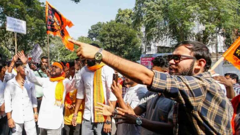 ಬಾಂಗ್ಲಾದೇಶ ರಾಯಭಾರ ಕಚೇರಿಗೆ ನುಗ್ಗಿದ ಪ್ರತಿಭಟನಾಕಾರರು: ಭದ್ರತಾ ಲೋಪವನ್ನು ಖಂಡಿಸಿದ ಭಾರತ