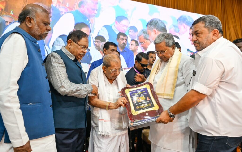 ಇವರ ಉತ್ಸಾಹ, ಕ್ರಿಯಾಶೀಲತೆ ನೋಡಿದರೆ ಮತ್ತೆ ಚುನಾವಣೆಗೆ ನಿಲ್ಲಬಹುದು: ಸಿದ್ದರಾಮಯ್ಯ