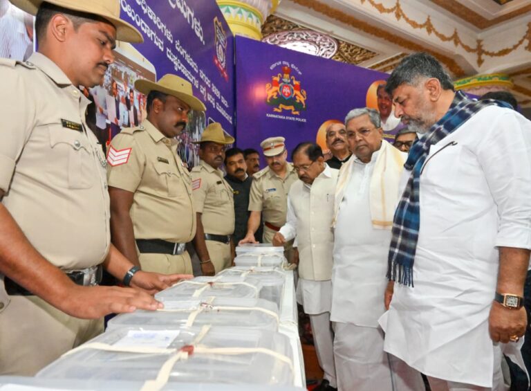 ಪೊಲೀಸ್ ಇಲಾಖೆಯ ದಕ್ಷತೆಯಿಂದ ಸರ್ಕಾರಕ್ಕೆ ಒಳ್ಳೆ ಹೆಸರು ಬರುತ್ತದೆ: ಸಿ.ಎಂ