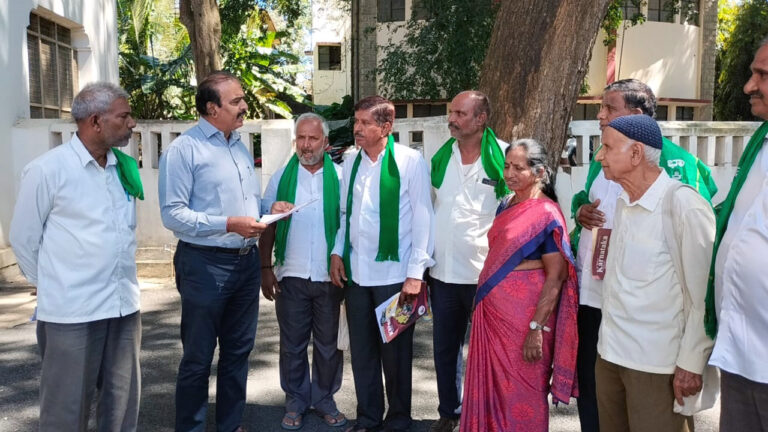 ಕಬ್ಬಿಗೆ ವೈಜ್ಞಾನಿಕ ಬೆಲೆ ನೀಡಲು ಆಗ್ರಹಿಸಿ ಜಿಲ್ಲಾಡಳಿತಕ್ಕೆ ಕಿಸಾನ್ ಸಂಘದ ಮನವಿ