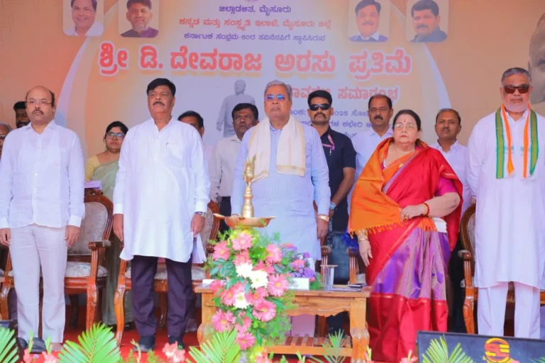 ಸಾಮಾಜಿಕ ನ್ಯಾಯದ ಹರಿಕಾರ ದೇವರಾಜ ಅರಸು: ಸಿ.ಎಂ.ಸಿದ್ದರಾಮಯ್ಯ
