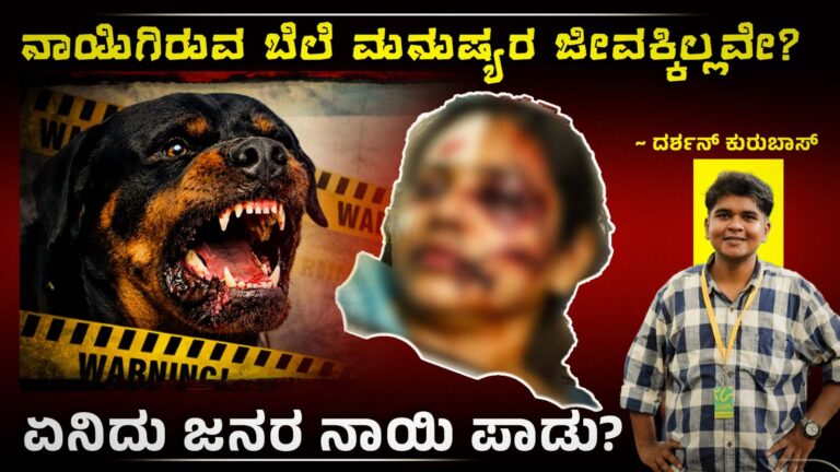 ನಾಯಿಗಿರುವ ಬೆಲೆ ಮನುಷ್ಯರ ಜೀವಕ್ಕಿಲ್ಲವೇ? ಏನಿದು ಜನರ ನಾಯಿ ಪಾಡು?