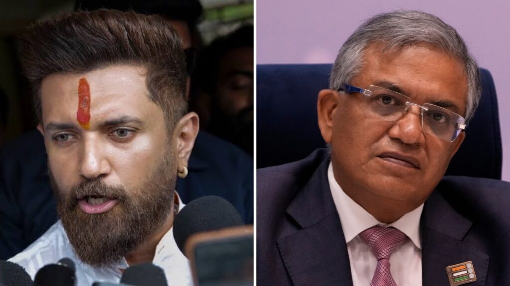 ಭಿನ್ನಮತಕ್ಕೆ ಕಾರಣವಾದ ಎಸ್‌ಐಆರ್ ವಿವಾದ: ಚಿರಾಗ್ ಪಾಸ್ವಾನ್ ಬೆನ್ನಲ್ಲೇ ಚುನಾವಣಾ ಆಯೋಗದಿಂದ ಸ್ಪಷ್ಟನೆ ಕೇಳಿದ ಟಿಡಿಪಿ, ಆರ್‌ಎಲ್‌ಎಂ